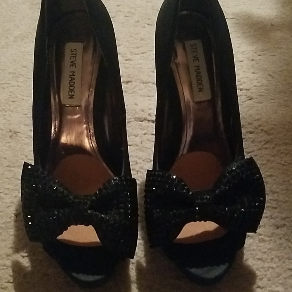 Silk high heels